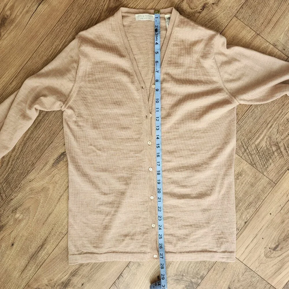 Lord & Taylor Italian Merino Wool Cardigan Size: Large - Picture 14 of 14